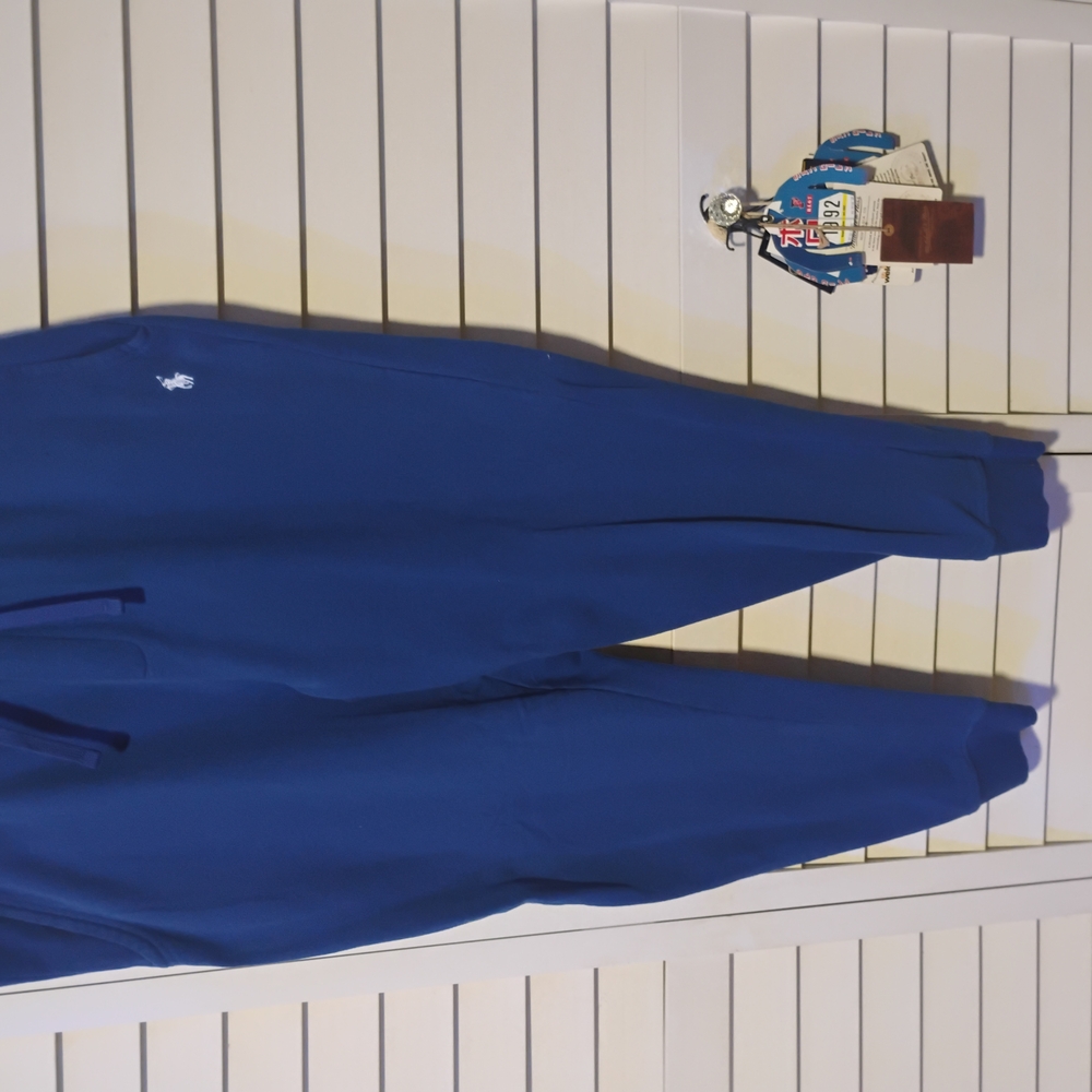 Blue Sweatpants with Logo